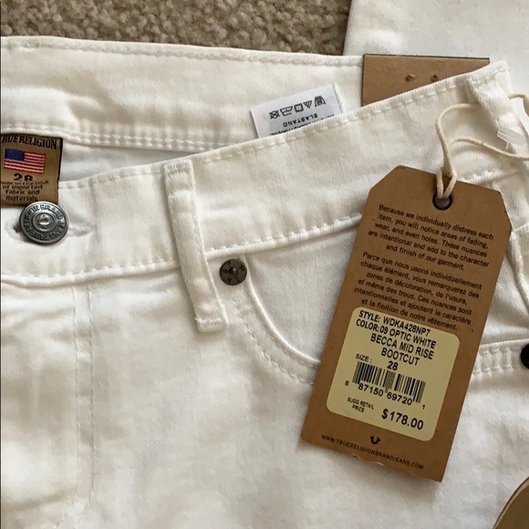 True Religion White Jeans - Picture 3 of 8